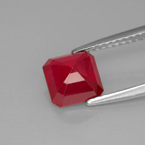 Ruby Gemstone in 6.5 x 6.5 mm Size for Sale, Ruby Stone in Red Color