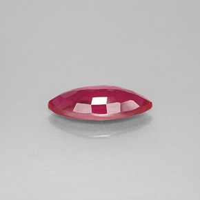 Ruby Gemstone in 12 x 5.4 mm Size for Sale, Ruby Stone in Pink Red Color