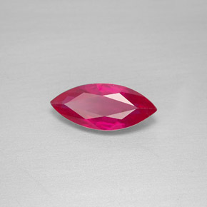 2.00 ct Red Ruby Stone, Natural Ruby in Marquise Facet Shape for Sale