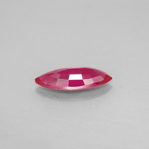 Ruby Gemstone in 12.1 x 5 mm Size for Sale, Ruby Stone in Pink Red Color