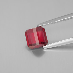 Ruby Gemstone in 6.1 x 6.1 mm Size for Sale, Ruby Stone in Pink Red Color