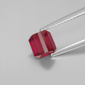 Ruby Gemstone in 6 x 5.9 mm Size for Sale, Ruby Stone in Pink Red Color