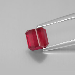 Ruby Gemstone in 5.9 x 5.8 mm Size for Sale, Ruby Stone in Pink Red Color