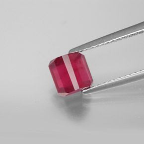 Ruby Gemstone in 6 x 6 mm Size for Sale, Ruby Stone in Pink Red Color