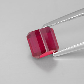 Ruby Gemstone in 6.2 x 6.2 mm Size for Sale, Ruby Stone in Pink Red Color