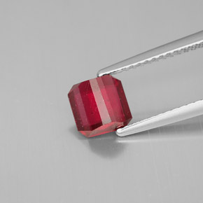 Ruby Gemstone in 6.1 x 6.1 mm Size for Sale, Ruby Stone in Pink Red Color