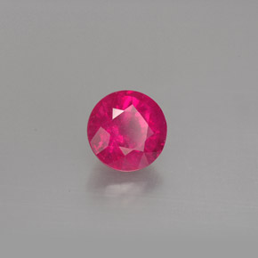 1.19 ct Red Ruby Stone, Natural Ruby in Round Facet Shape for Sale