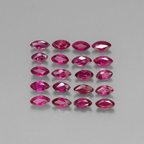 1.90 ct Pink Ruby Stone, Natural Ruby in Marquise Facet Shape for Sale
