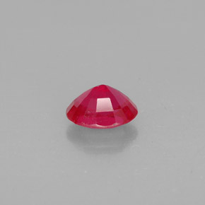 Ruby Gemstone in 8 x 6 mm (calibrated) Size for Sale, Ruby Stone in Pink Red Color