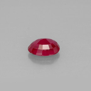 Ruby Gemstone in 8 x 6 mm (calibrated) Size for Sale, Ruby Stone in Pink Red Color