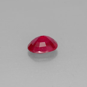 Ruby Gemstone in 8 x 6 mm (calibrated) Size for Sale, Ruby Stone in Pink Red Color