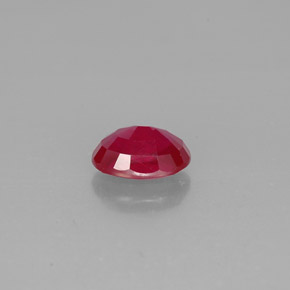 Ruby Gemstone in 8 x 6 mm (calibrated) Size for Sale, Ruby Stone in Pink Red Color
