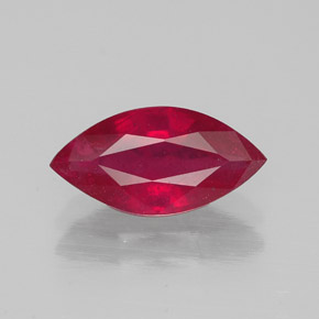 1.80 ct Red Ruby Gemstone, Ruby Gem in Marquise Facet Shape for Sale.