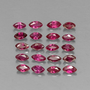 1.55 ct Red Ruby Gemstone, Ruby Gem in Marquise Facet Shape for Sale.