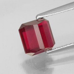 Ruby Gemstone in 6.2 x 6 mm Size for Sale, Ruby Stone in Pink Red Color