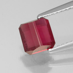 Ruby Gemstone in 6.1 x 6 mm Size for Sale, Ruby Stone in Pink Red Color