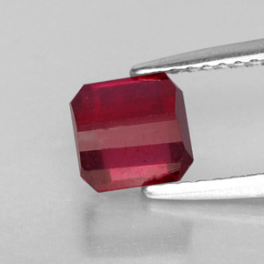 Ruby Gemstone in 6 x 5.9 mm Size for Sale, Ruby Stone in Pink Red Color