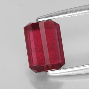 Ruby Gemstone in 7 x 5 mm (calibrated) Size for Sale, Ruby Stone in Pink Red Color