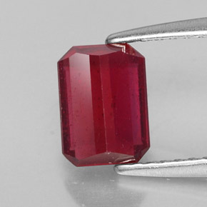Ruby Gemstone in 7 x 5 mm (calibrated) Size for Sale, Ruby Stone in Pink Red Color