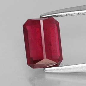 Ruby Gemstone in 7 x 5 mm (calibrated) Size for Sale, Ruby Stone in Pink Red Color