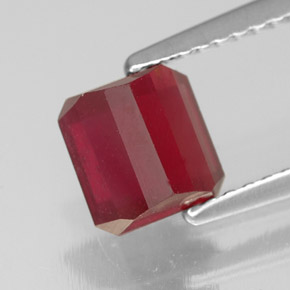 Ruby Gemstone in 6.2 x 6 mm Size for Sale, Ruby Stone in Pink Red Color