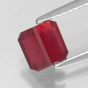 Ruby Gemstone in 6.1 x 6 mm Size for Sale, Ruby Stone in Pink Red Color