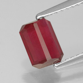 Ruby Gemstone in 7 x 5 mm (calibrated) Size for Sale, Ruby Stone in Pink Red Color