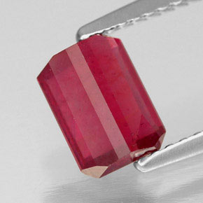 Ruby Gemstone in 7.2 x 5.3 mm Size for Sale, Ruby Stone in Pink Red Color