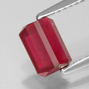 Ruby Gemstone in 7 x 5 mm (calibrated) Size for Sale, Ruby Stone in Pink Red Color