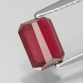 Ruby Gemstone in 7 x 5 mm (calibrated) Size for Sale, Ruby Stone in Pink Red Color