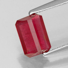Ruby Gemstone in 7 x 5 mm (calibrated) Size for Sale, Ruby Stone in Pink Red Color