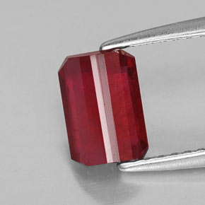 Ruby Gemstone in 7 x 5 mm (calibrated) Size for Sale, Ruby Stone in Red Color