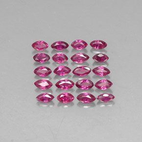 1.80 ct Red Ruby Gemstone, Ruby Gem in Marquise Facet Shape for Sale.