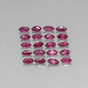 1.80 ct Red Ruby Gemstone, Ruby Gem in Marquise Facet Shape for Sale.
