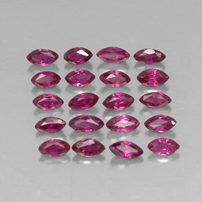 1.80 ct Red Ruby Stone, Natural Ruby in Marquise Facet Shape for Sale