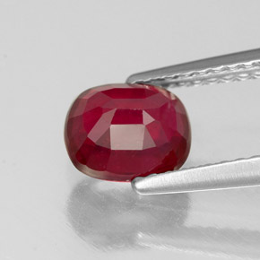 Ruby Gemstone in 6.9 x 5.7 mm Size for Sale, Ruby Stone in Red Color