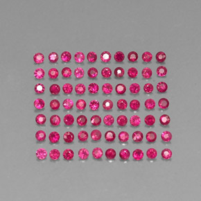 1.17 ct Red Ruby Gemstone, Ruby Gem in Diamond-Cut Shape for Sale.