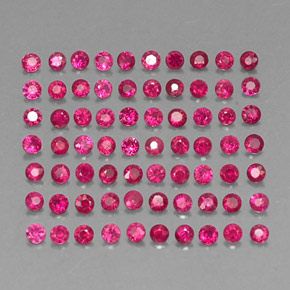 1.17 ct Red Ruby Stone, Natural Ruby in Diamond-Cut Shape for Sale