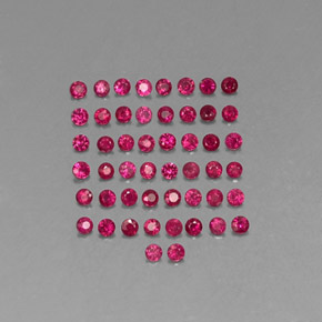 1.20 ct Red Ruby Gemstone, Ruby Gem in Diamond-Cut Shape for Sale.