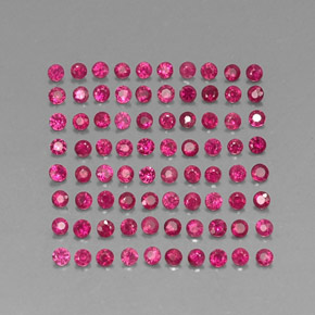 1.57 ct Red Ruby Stone, Natural Ruby in Diamond-Cut Shape for Sale