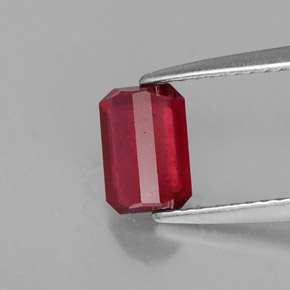 Ruby Gemstone in 7 x 5 mm (calibrated) Size for Sale, Ruby Stone in Red Color