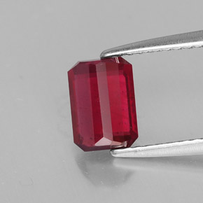 Ruby Gemstone in 7 x 5 mm (calibrated) Size for Sale, Ruby Stone in Pink Red Color