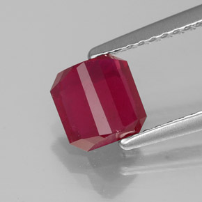 Ruby Gemstone in 5.9 x 5.8 mm Size for Sale, Ruby Stone in Pink Red Color