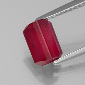 Ruby Gemstone in 7 x 5 mm (calibrated) Size for Sale, Ruby Stone in Pink Red Color