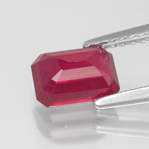 Ruby Gemstone in 7 x 5 mm (calibrated) Size for Sale, Ruby Stone in Red Color