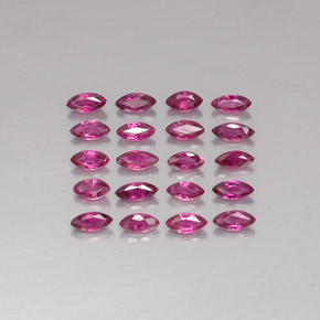 1.80 ct Red Ruby Gemstone, Ruby Gem in Marquise Facet Shape for Sale.