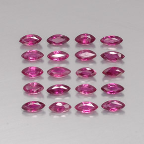 1.80 ct Red Ruby Stone, Natural Ruby in Marquise Facet Shape for Sale