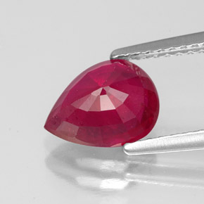 Ruby Gemstone in 8.8 x 6.8 mm Size for Sale, Ruby Stone in Pink Red Color