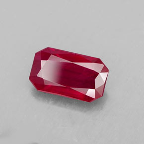 1.08 ct Red Ruby Stone, Natural Ruby in Octagon / Scissor Cut Shape for Sale