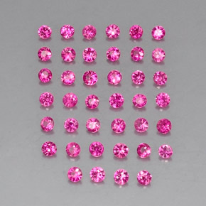 1.23 ct Pink Ruby Stone, Natural Ruby in Diamond-Cut Shape for Sale